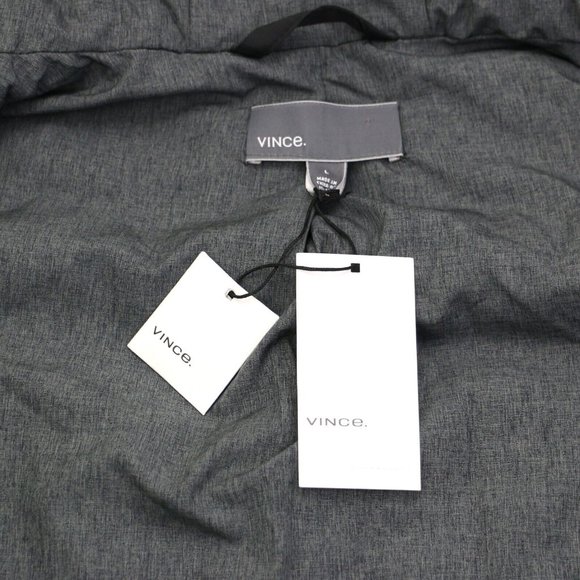 New Vince Wool Toggle Coat Men's Jacket Size Large Black Color $725 - Picture 10 of 16